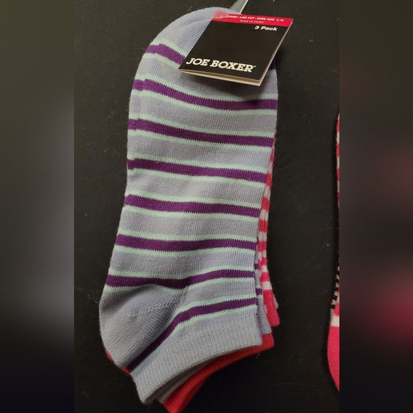 Joe Boxer Low Cut 6 Pairs Size 4-10 Socks - Picture 3 of 7